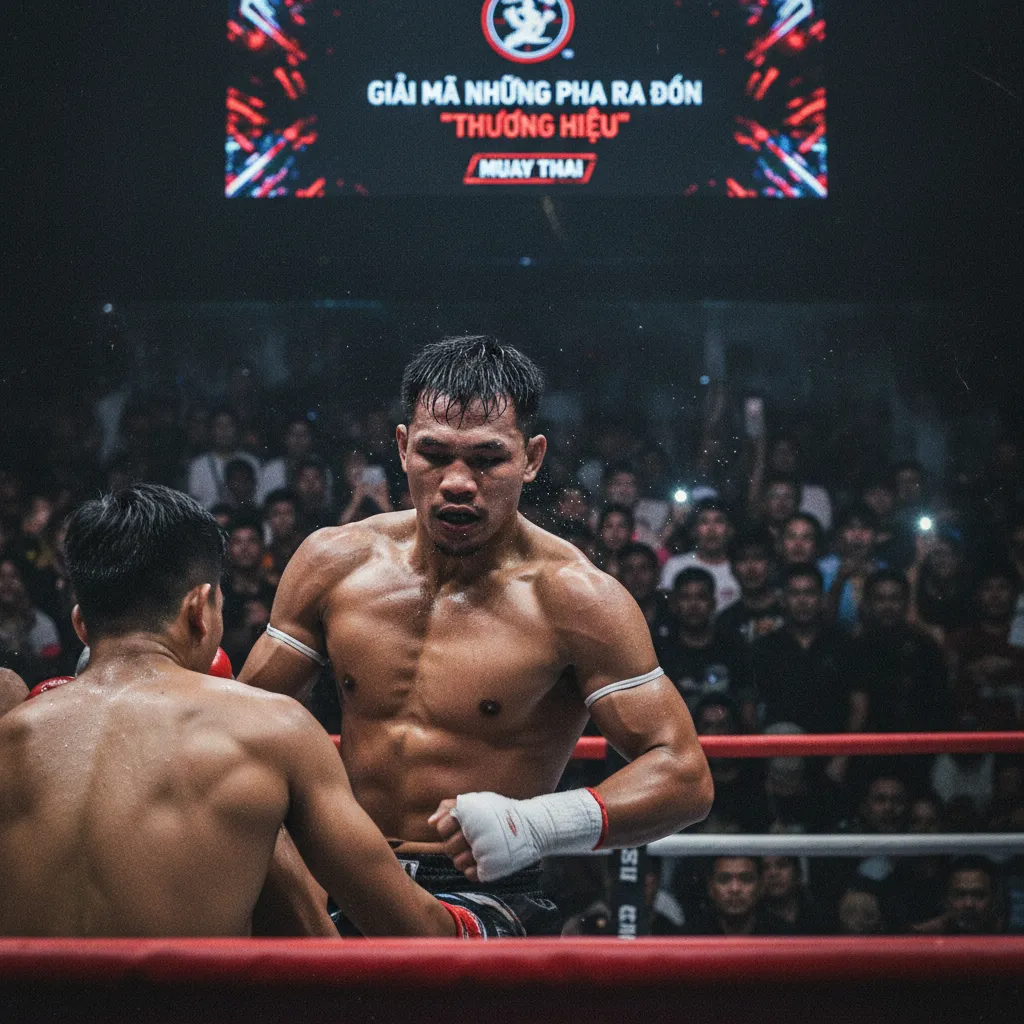 Pha ra đòn Muay Thái đẹp mắt