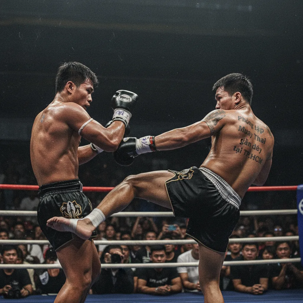 Không gian và trang thiết bị của một phòng tập Muay Thai chuyên nghiệp