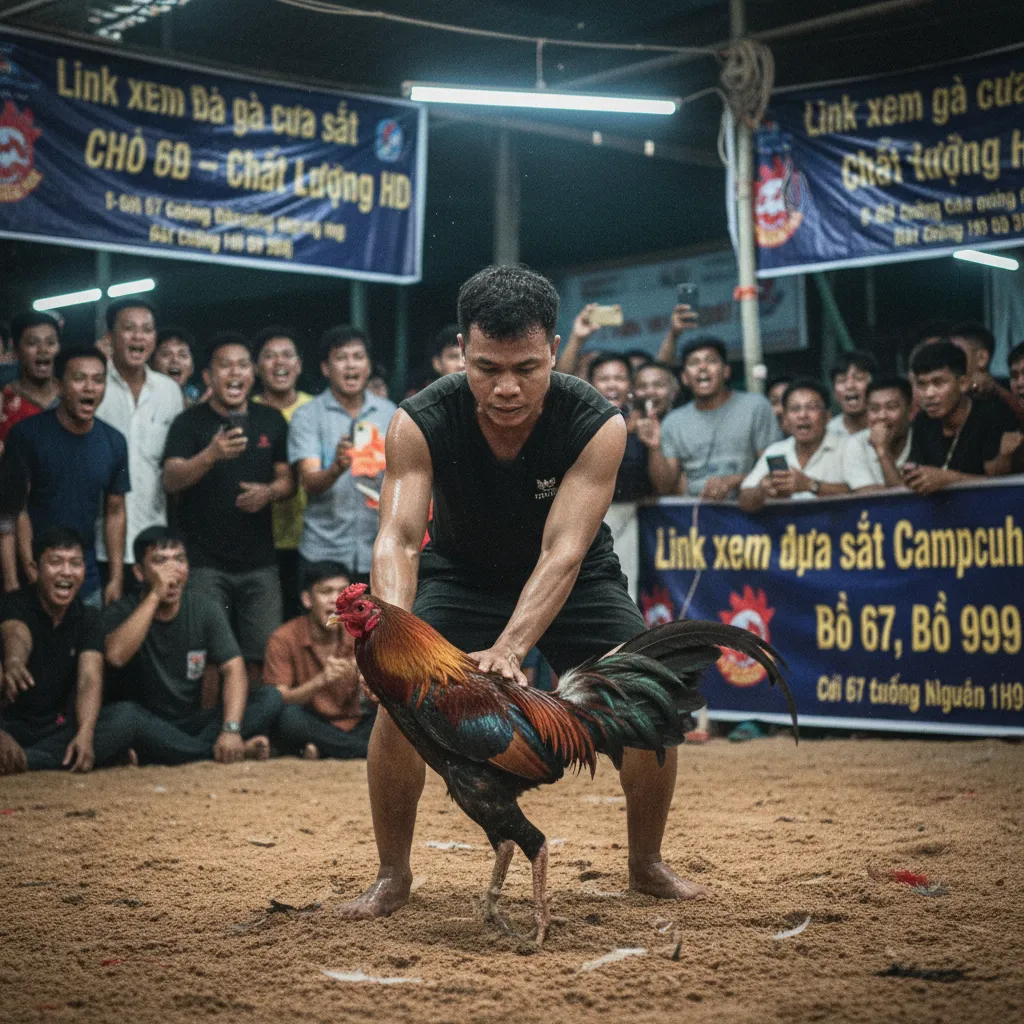 Sức hút khó cưỡng của đá gà cựa sắt Campuchia