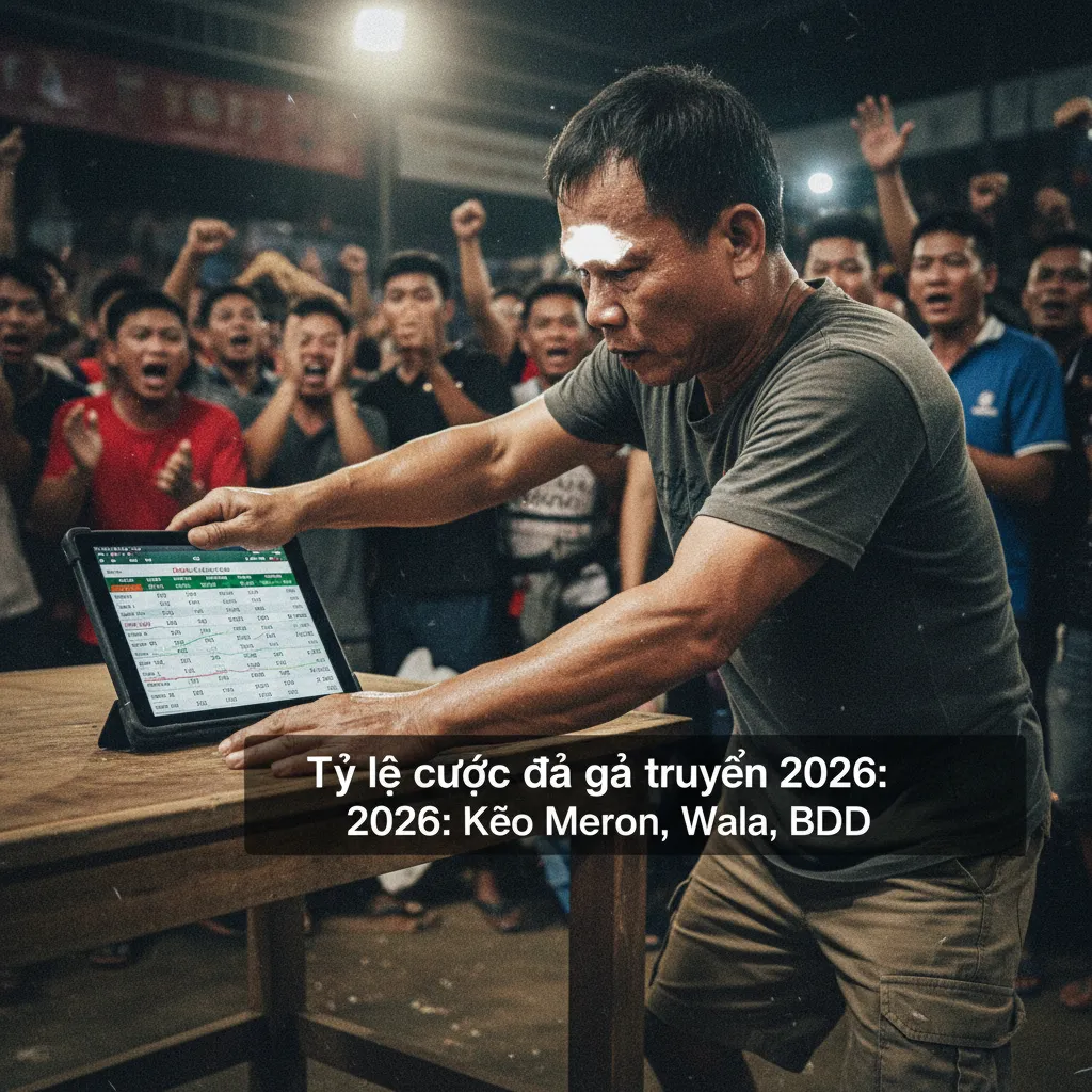 Giao diện bảng tỷ lệ cược đá gà trực tuyến Meron Wala BDD