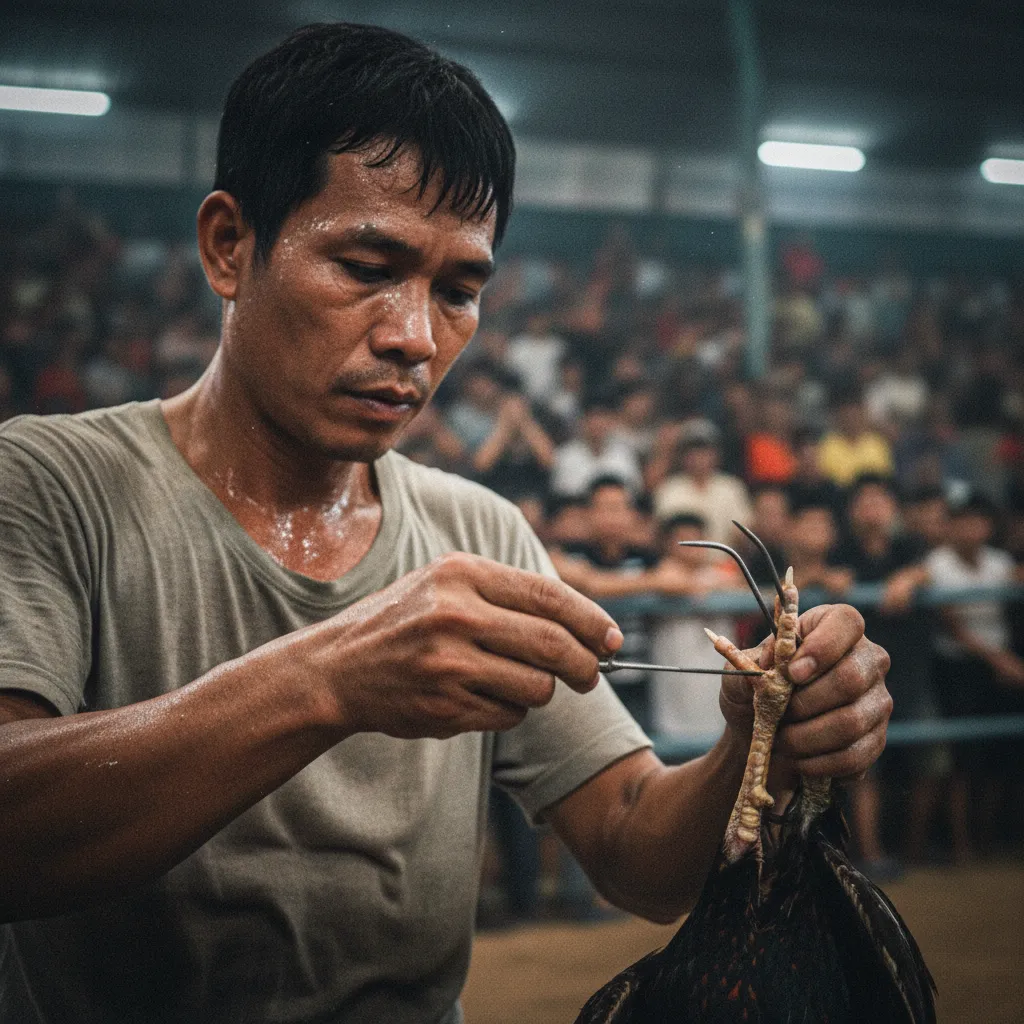 Cựa dao cho gà chọi